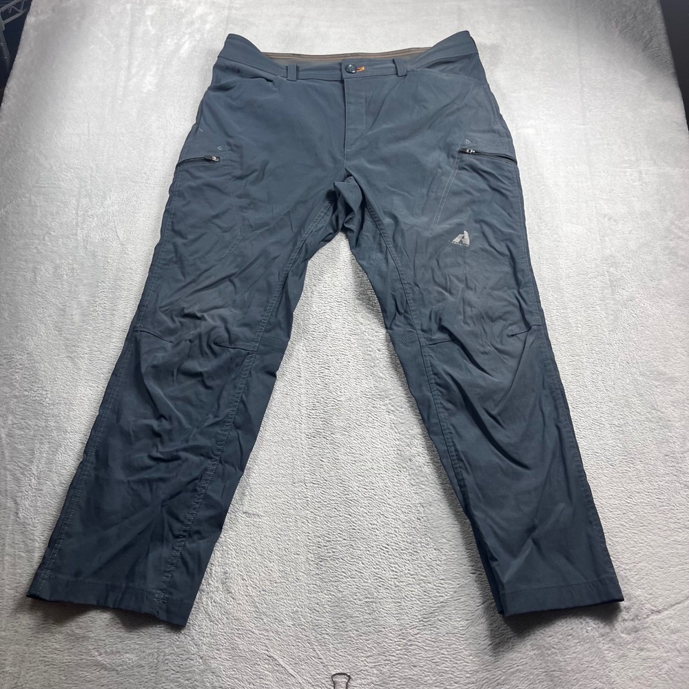 Eddie Bauer First Ascent Guide Pro Pants Mens 36x30 Gray Hiking Outdoor Cargo‎